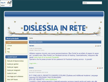 Tablet Screenshot of dislessiainrete.org